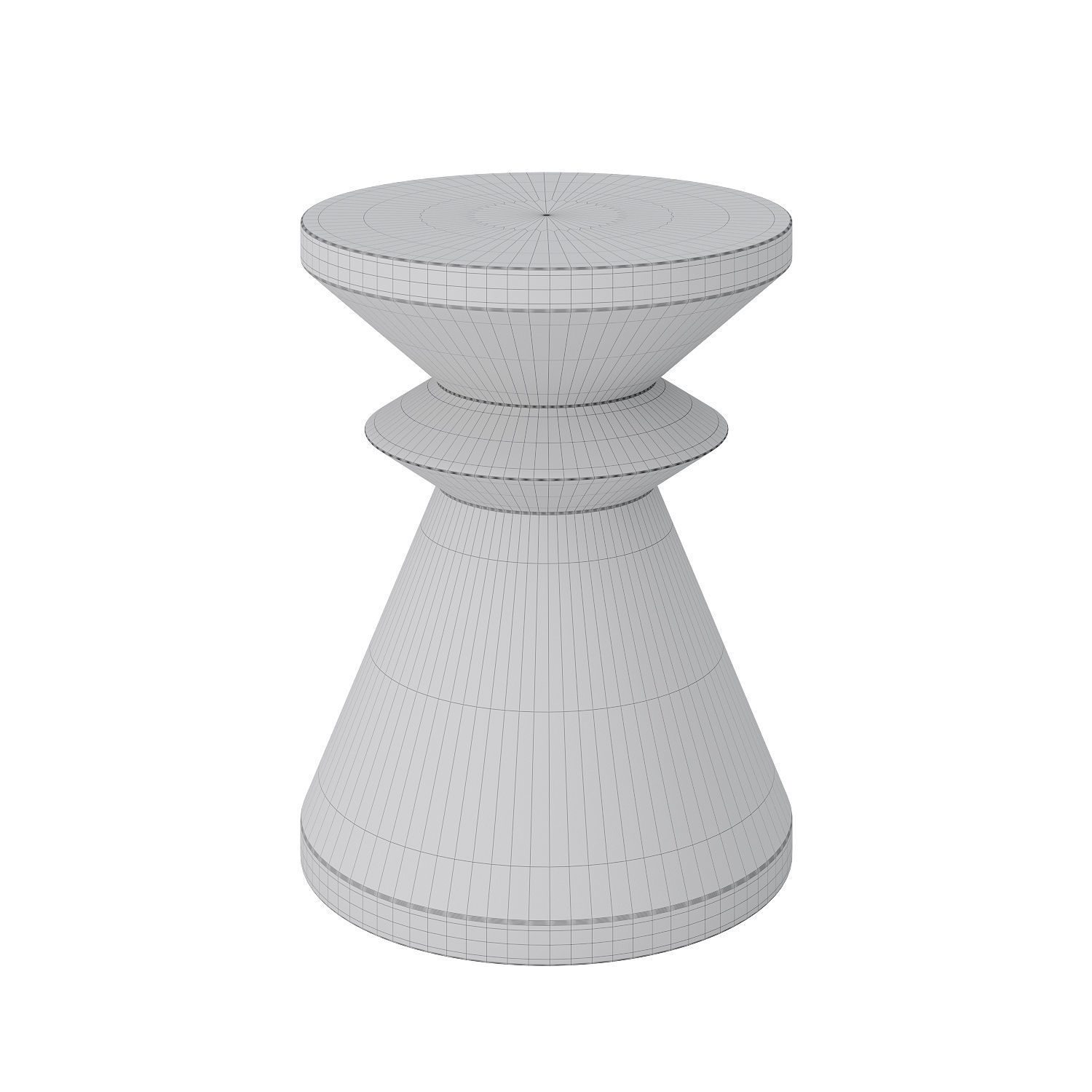 Alban Side Table 3D model_2