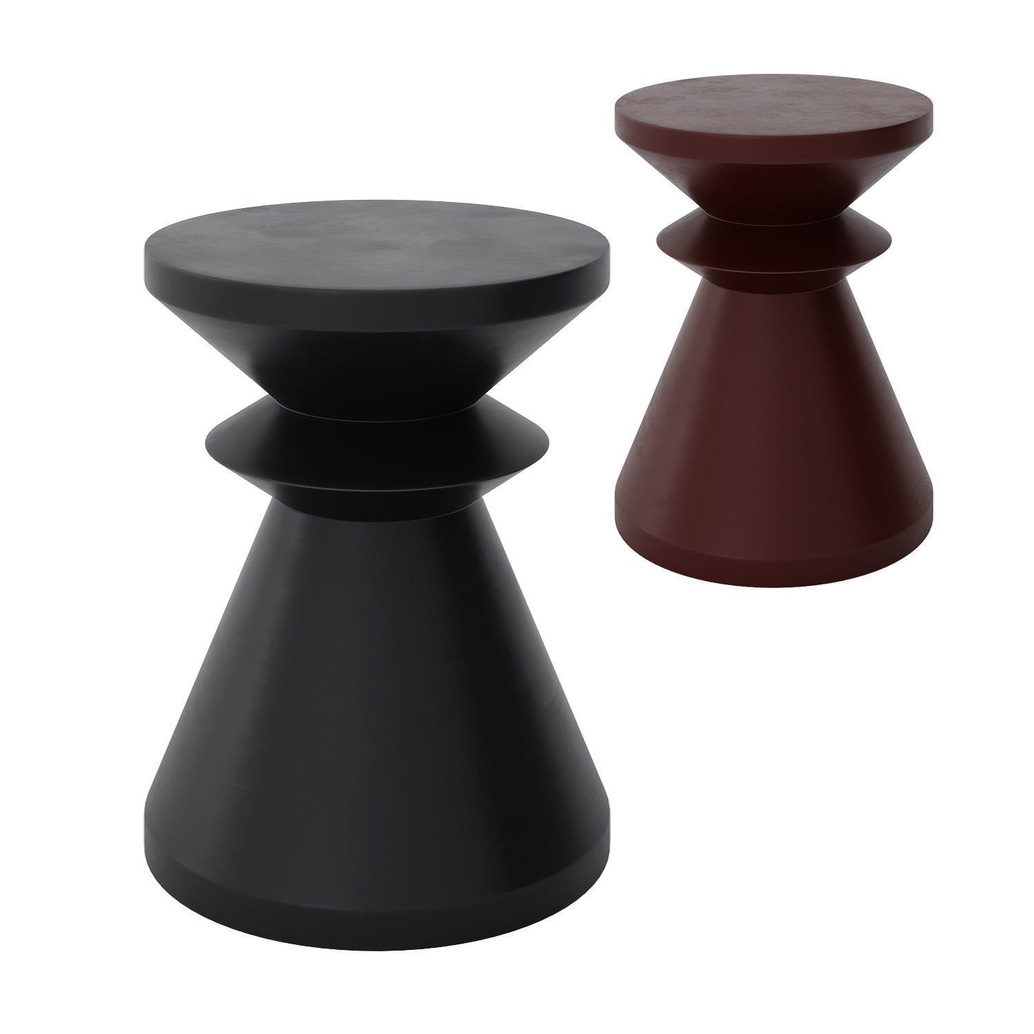 Alban Side Table 3D model_3