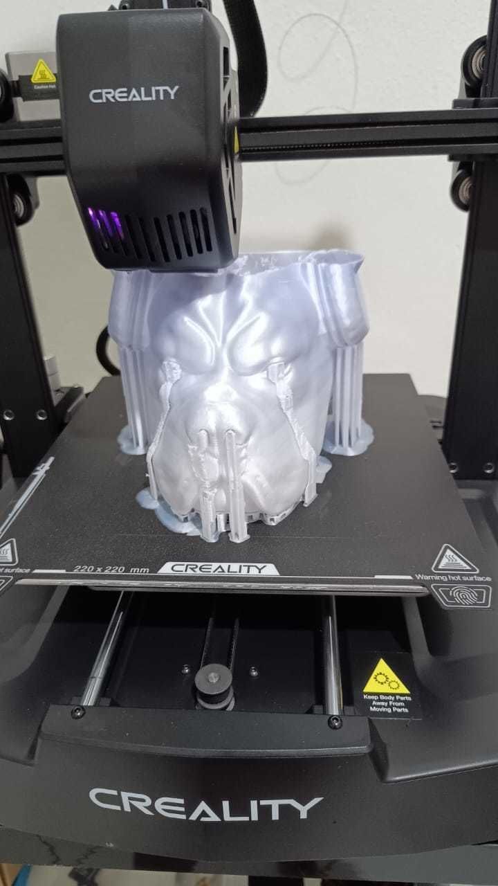 Kettlebell pitbull 5KG - cement or concrete 3D print model_3