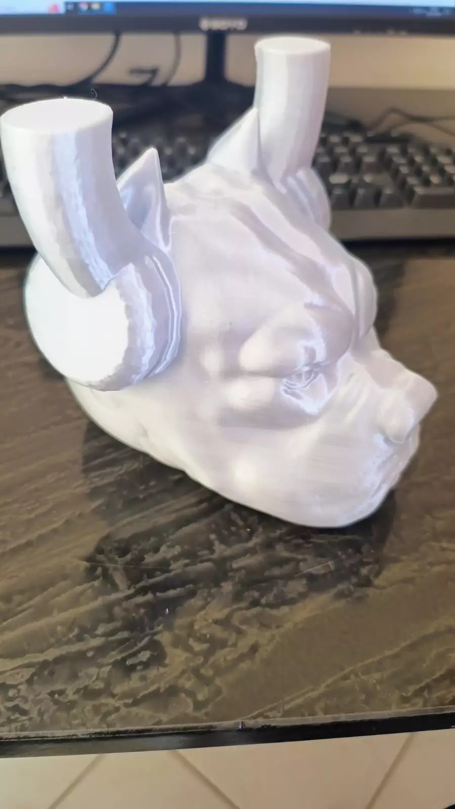 Kettlebell pitbull 5KG - cement or concrete 3D print model_0