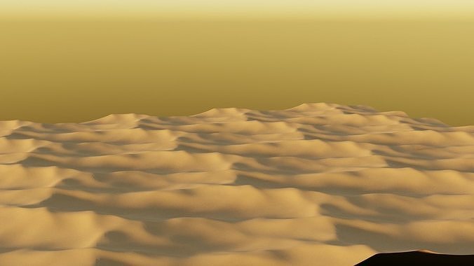 Realistic 3D Desert  HighQuality  for Animation Games  VR 3D model