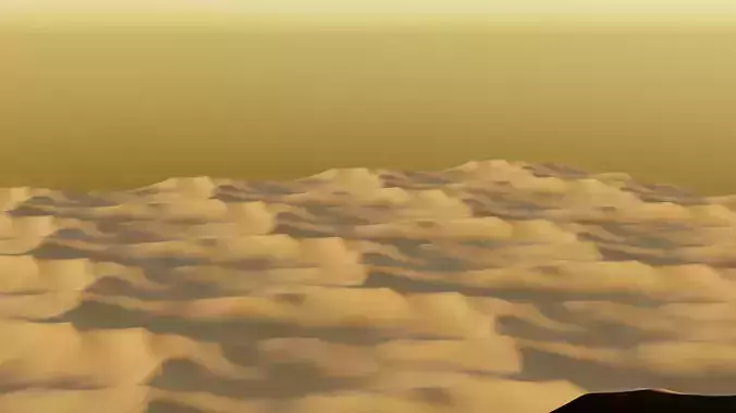 Realistic 3D Desert  HighQuality  for Animation Games  VR
