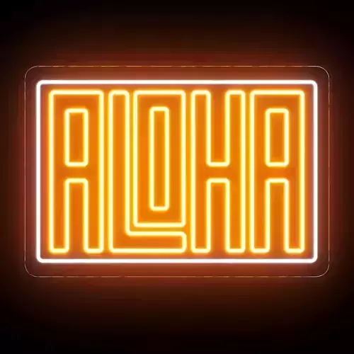 Aloha Neon Sign