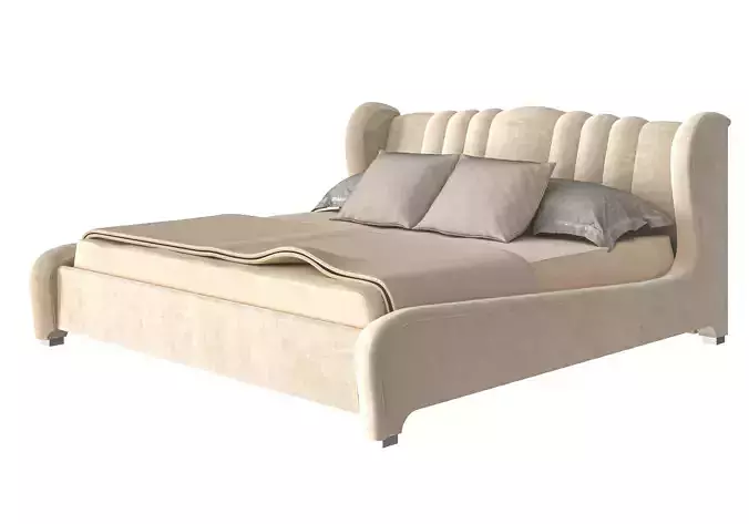 neo classic bed 3D model