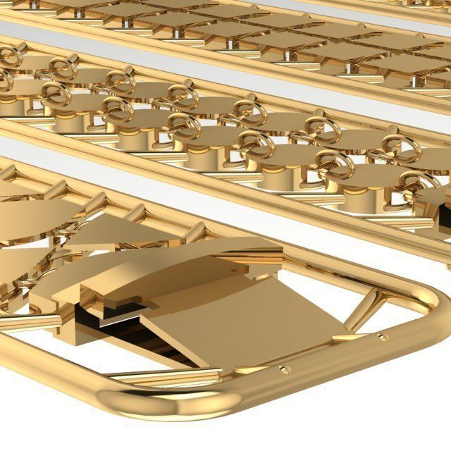 bracelet gold 3D print model_1