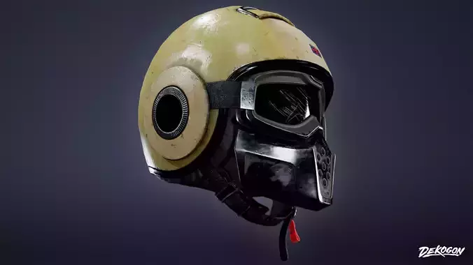 BANK HEIST - Swat Helmet 01 - LOW POLY