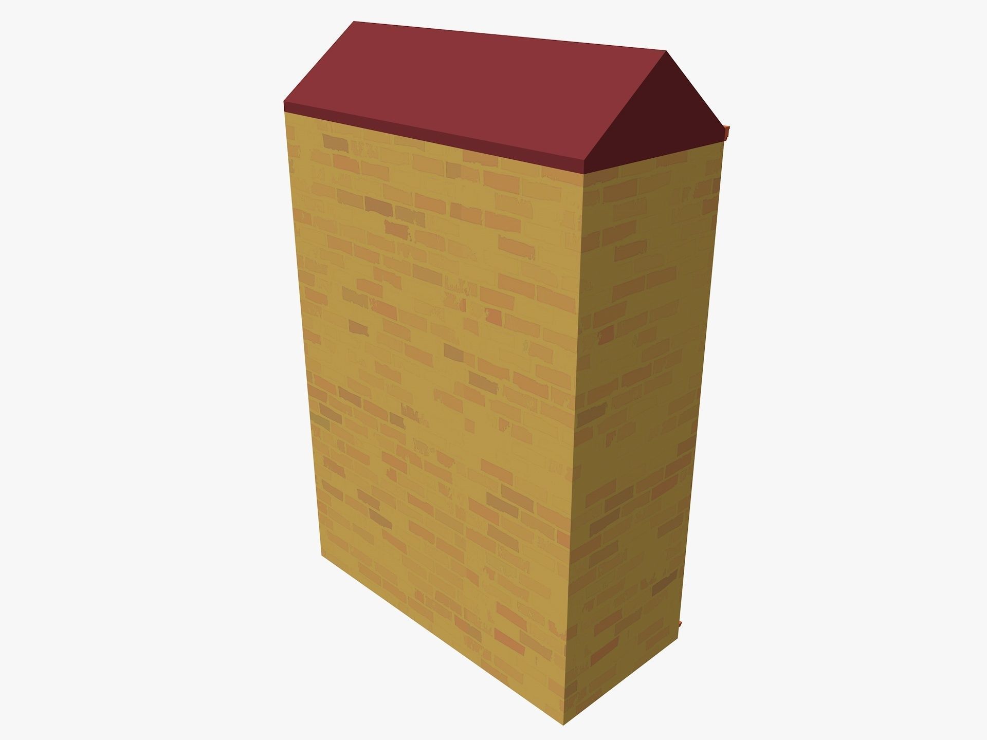 Cartoon Building 3 Low-poly 3D model_3