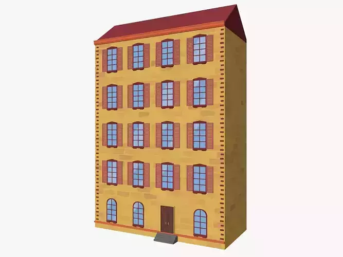 Cartoon Building 3