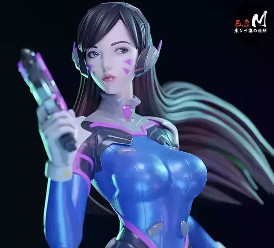 D Va  Hana Song  CHARACTER BY ESM 3D print model
