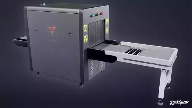 BANK HEIST - Xray Machine 01 - LOW POLY