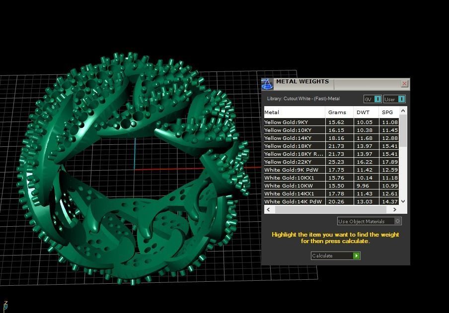 CUBAN HIP HOP RING 3D PRINTABLE MODEL 3D print model_2