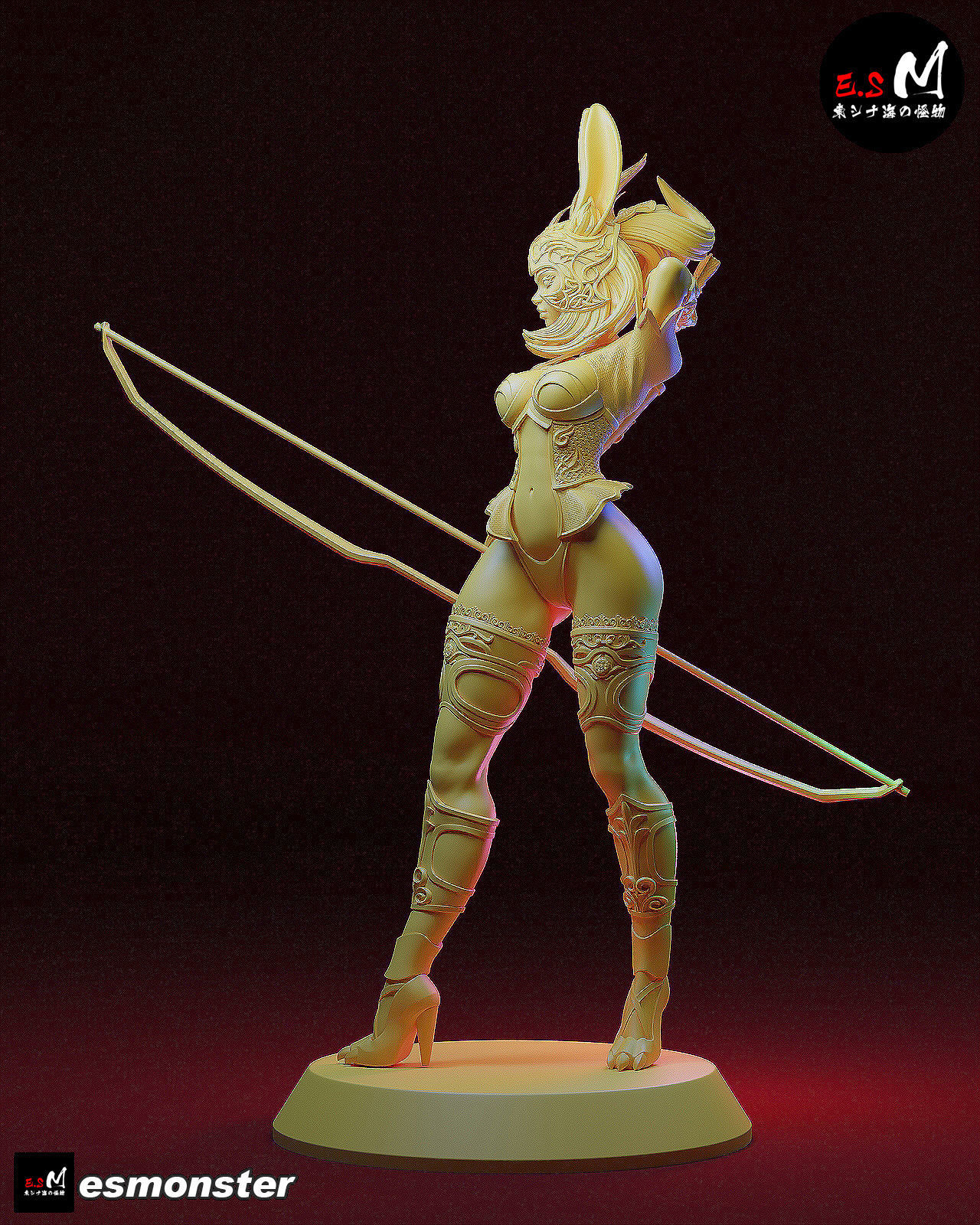 Fran Final Fantasy CHARACTER BY ESM 3D print model_8