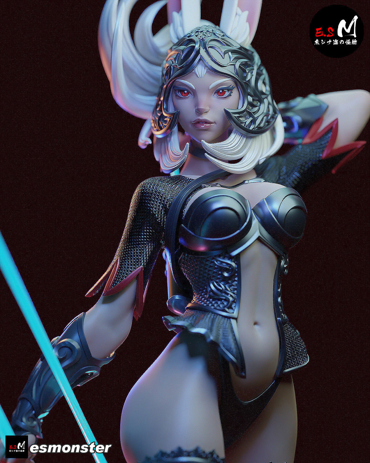 Fran Final Fantasy CHARACTER BY ESM 3D print model_29