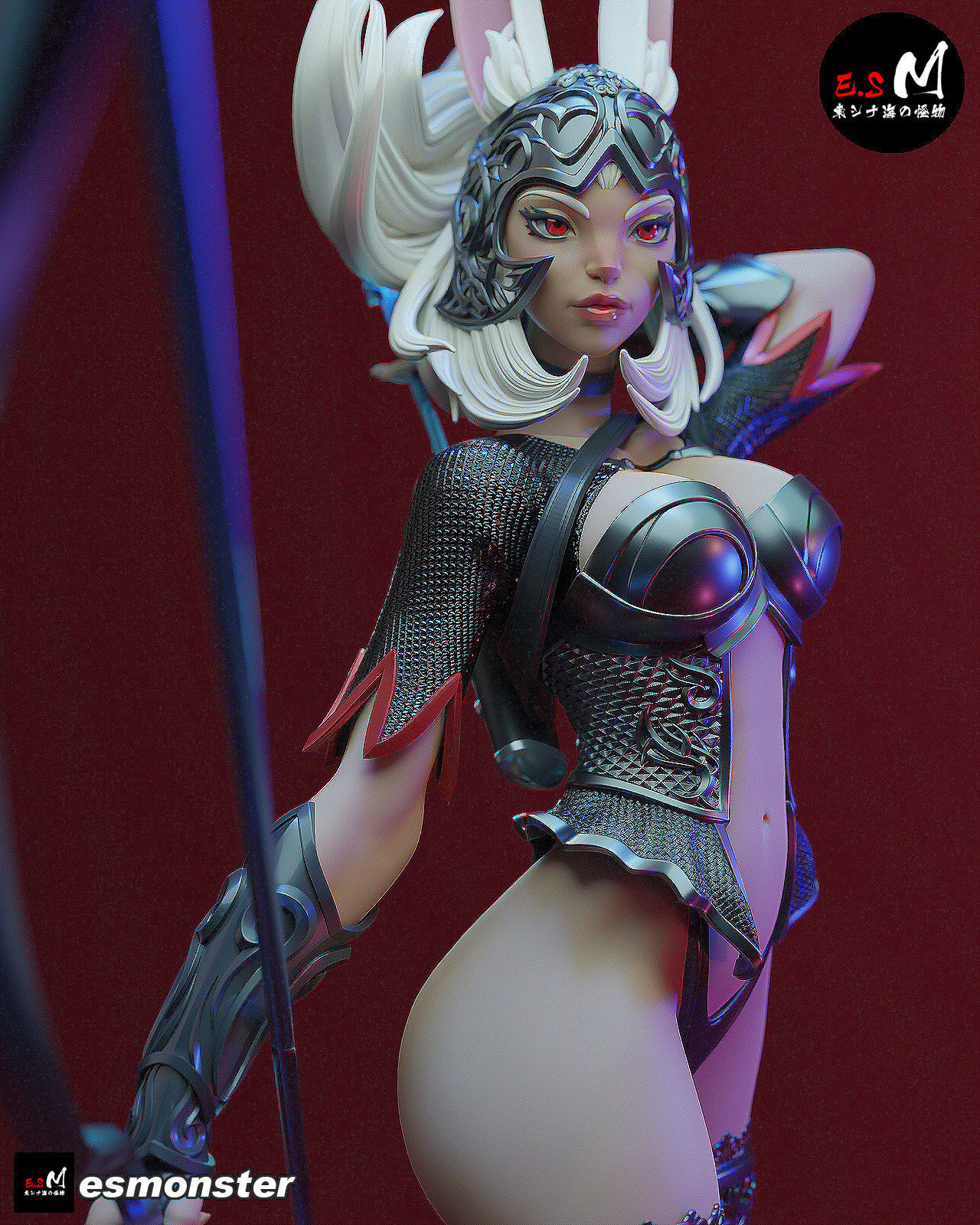 Fran Final Fantasy CHARACTER BY ESM 3D print model_20