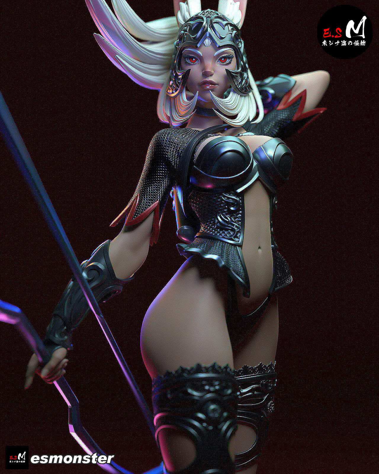Fran Final Fantasy CHARACTER BY ESM 3D print model_13