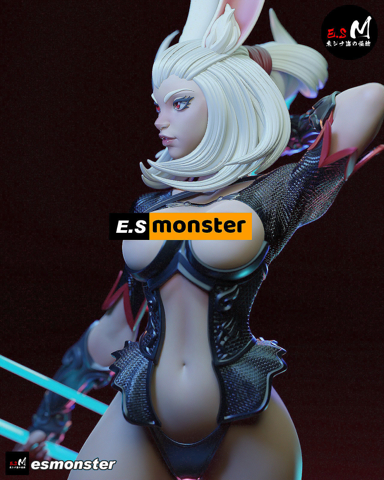 Fran Final Fantasy CHARACTER BY ESM 3D print model_24