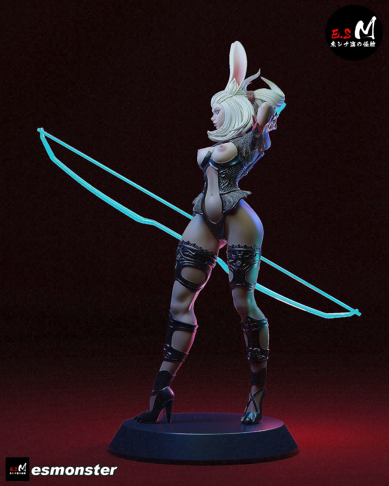 Fran Final Fantasy CHARACTER BY ESM 3D print model_27