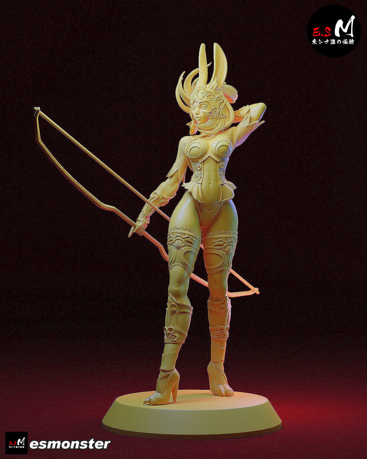 Fran Final Fantasy CHARACTER BY ESM 3D print model_33