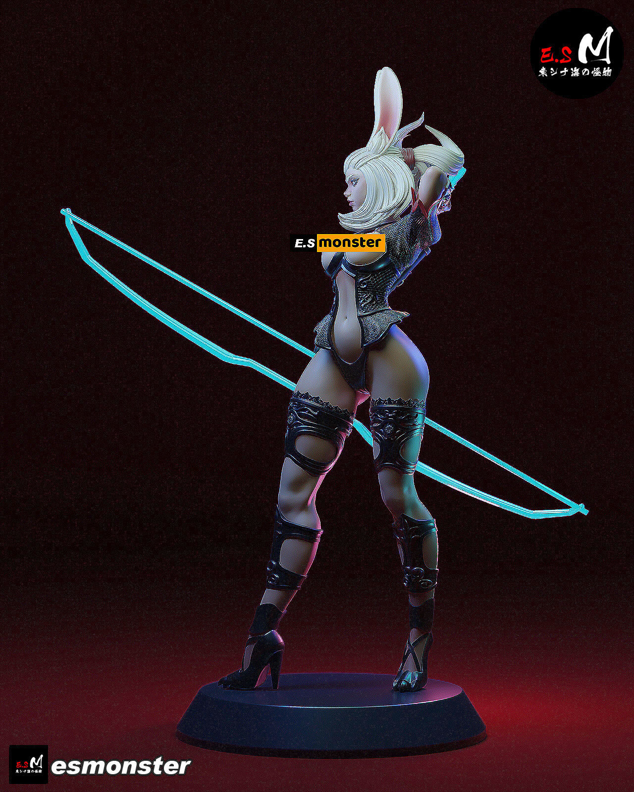 Fran Final Fantasy CHARACTER BY ESM 3D print model_26