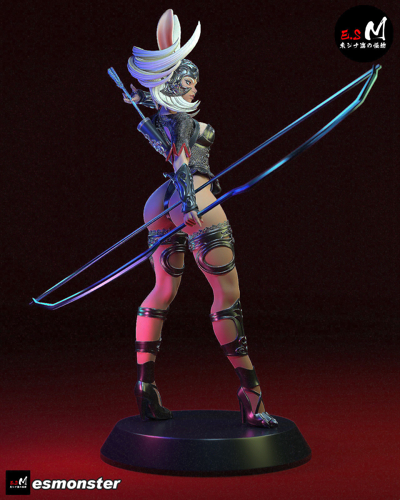 Fran Final Fantasy CHARACTER BY ESM 3D print model_11