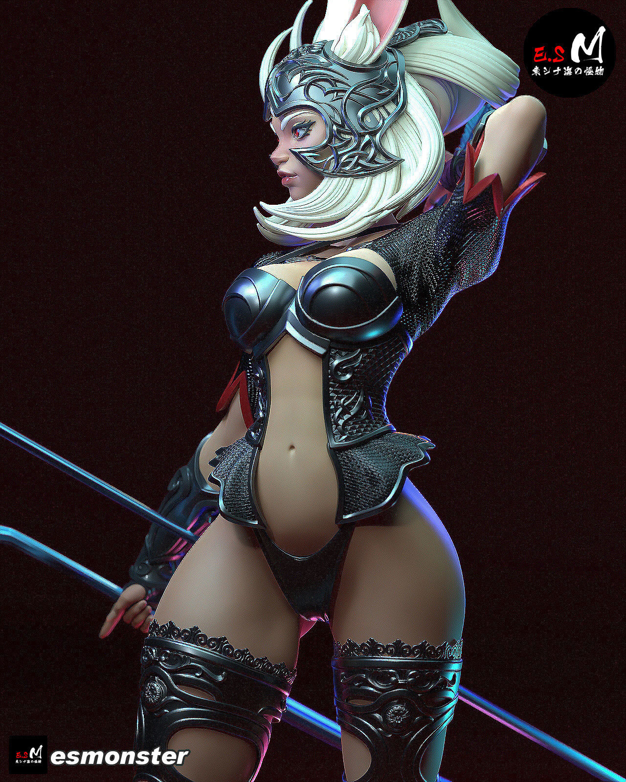 Fran Final Fantasy CHARACTER BY ESM 3D print model_17