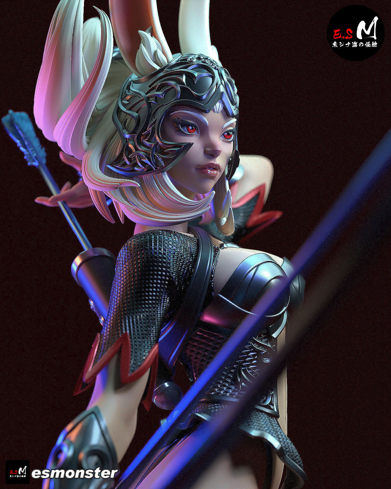 Fran Final Fantasy CHARACTER BY ESM 3D print model_14