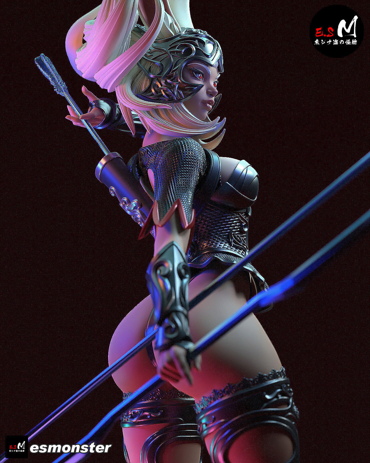 Fran Final Fantasy CHARACTER BY ESM 3D print model_16