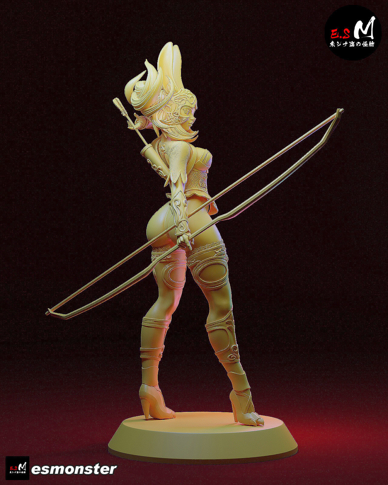 Fran Final Fantasy CHARACTER BY ESM 3D print model_32