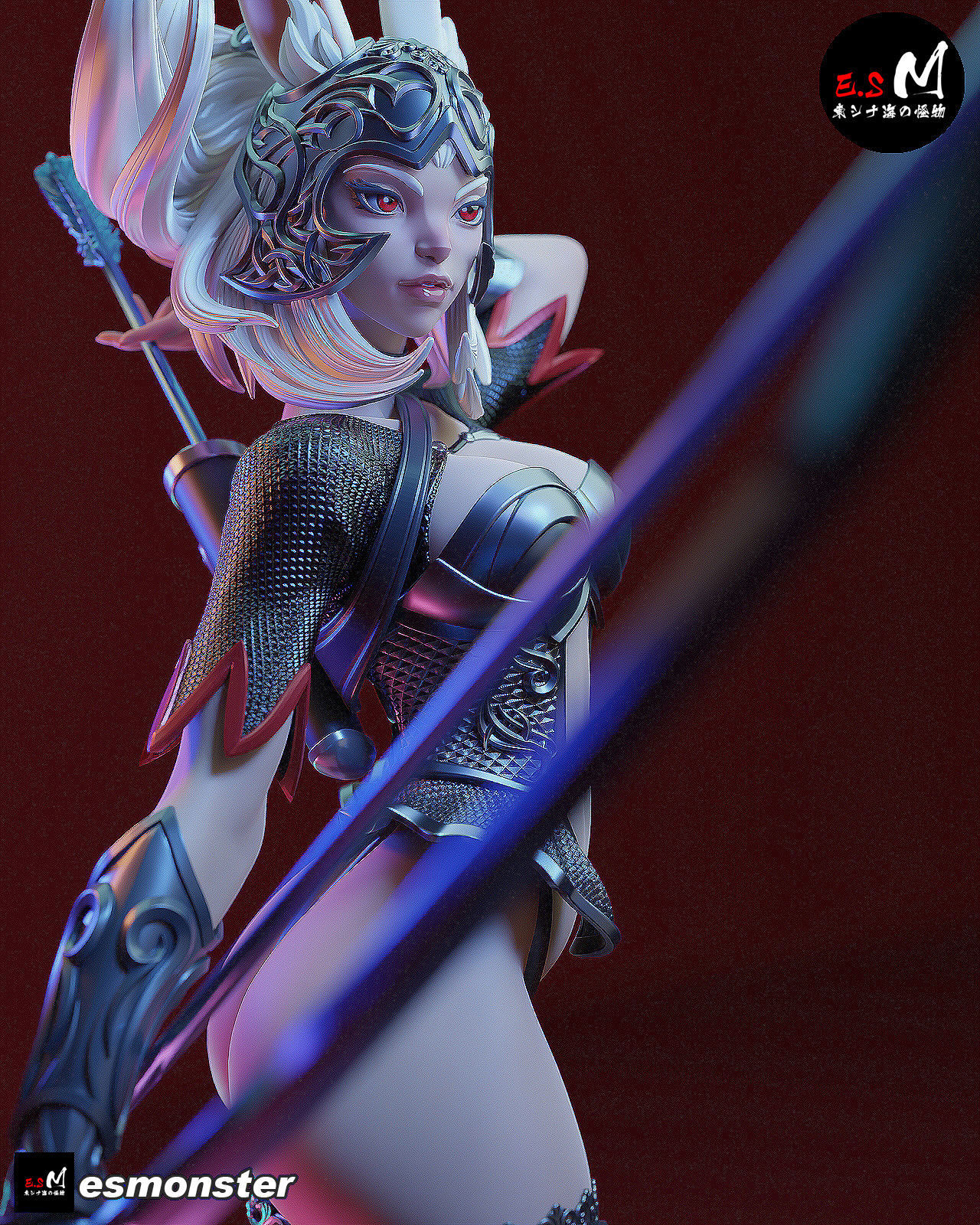 Fran Final Fantasy CHARACTER BY ESM 3D print model_22