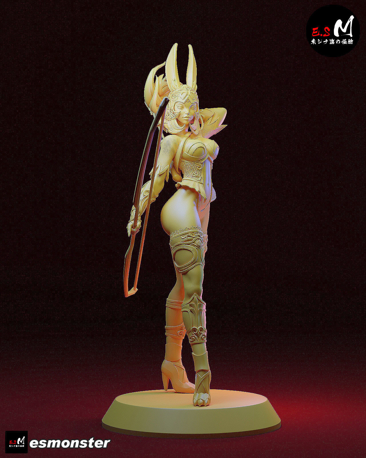Fran Final Fantasy CHARACTER BY ESM 3D print model_34