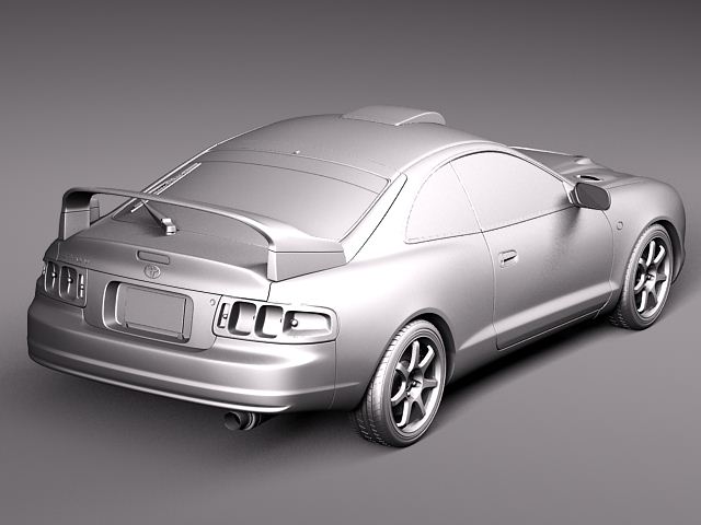 Toyota Celica GT-Four Castrol Rally 3D Model 3D model_8
