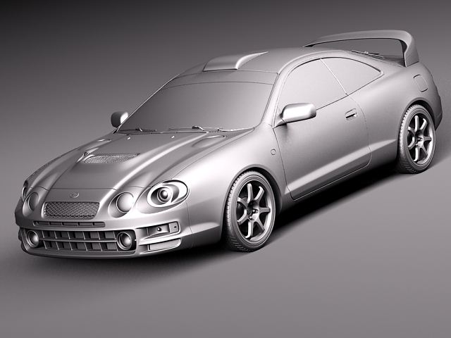 Toyota Celica GT-Four Castrol Rally 3D Model 3D model_9