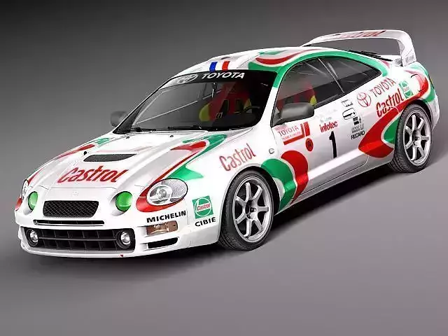 Toyota Celica GT-Four Castrol Rally 3D Model 3D model