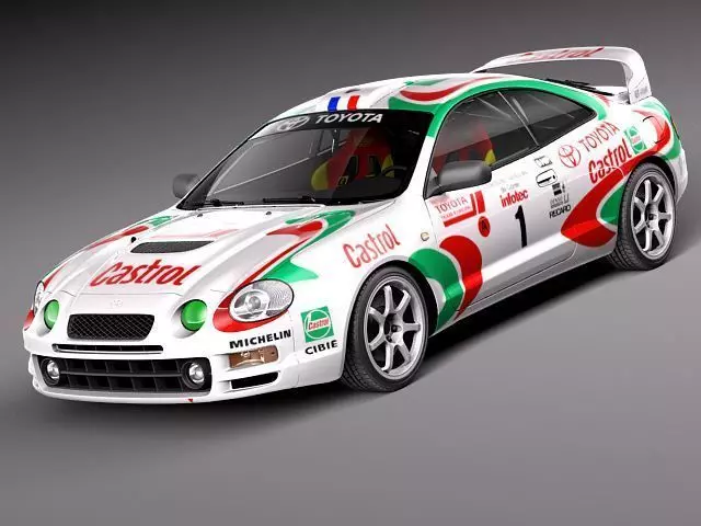 Toyota Celica GT-Four Castrol Rally 3D Model 3D model_0