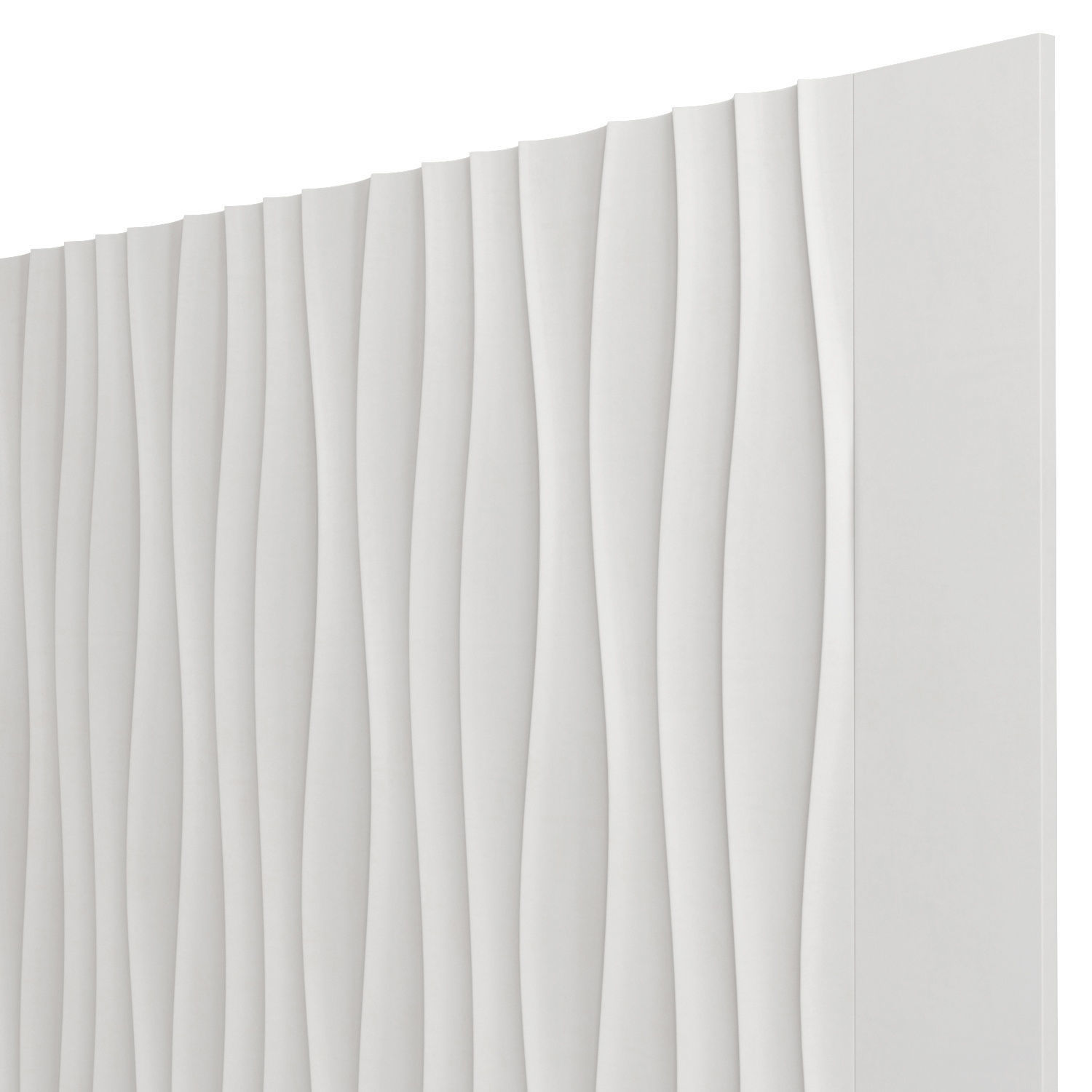 Decorativ panel wave 9 3D model_2