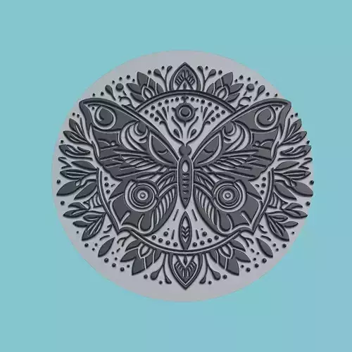 Butterfly Animal Medallion Butterfly Print Model