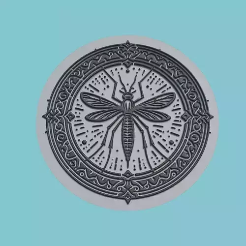 Mosquito Animal Medallion Mosquito Print Model