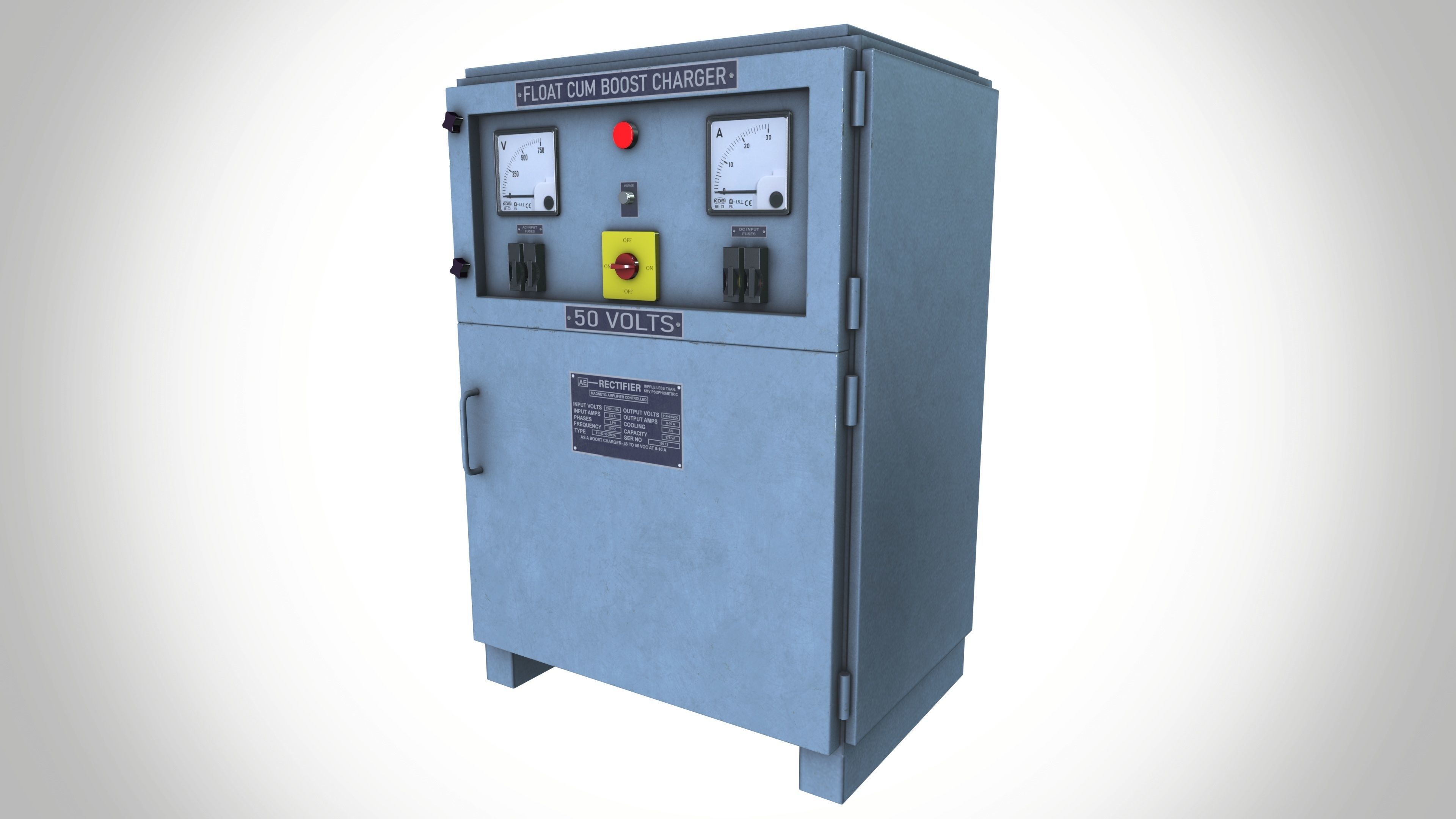 FCB  Charger Low-poly 3D model_2