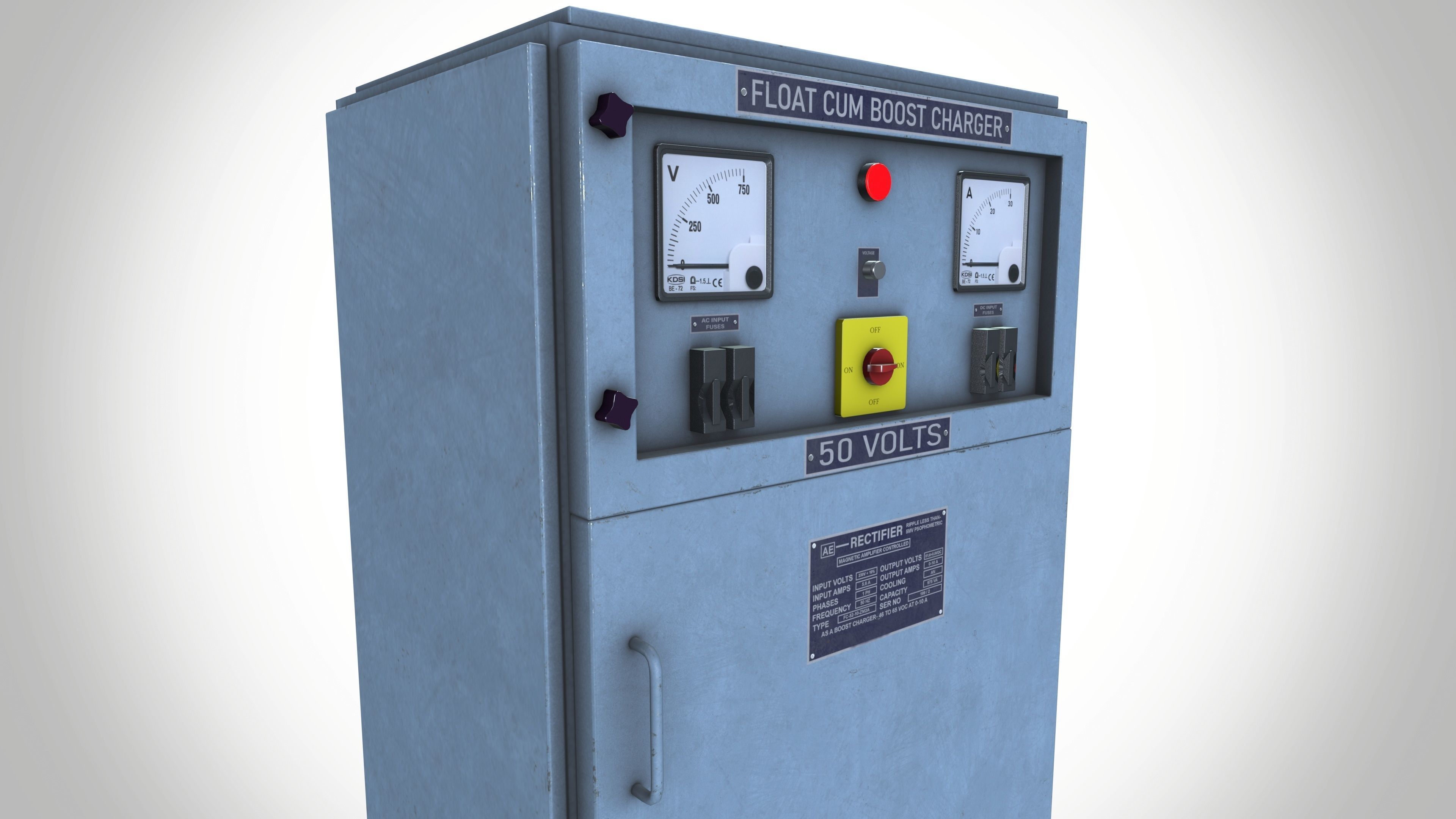 FCB  Charger Low-poly 3D model_7