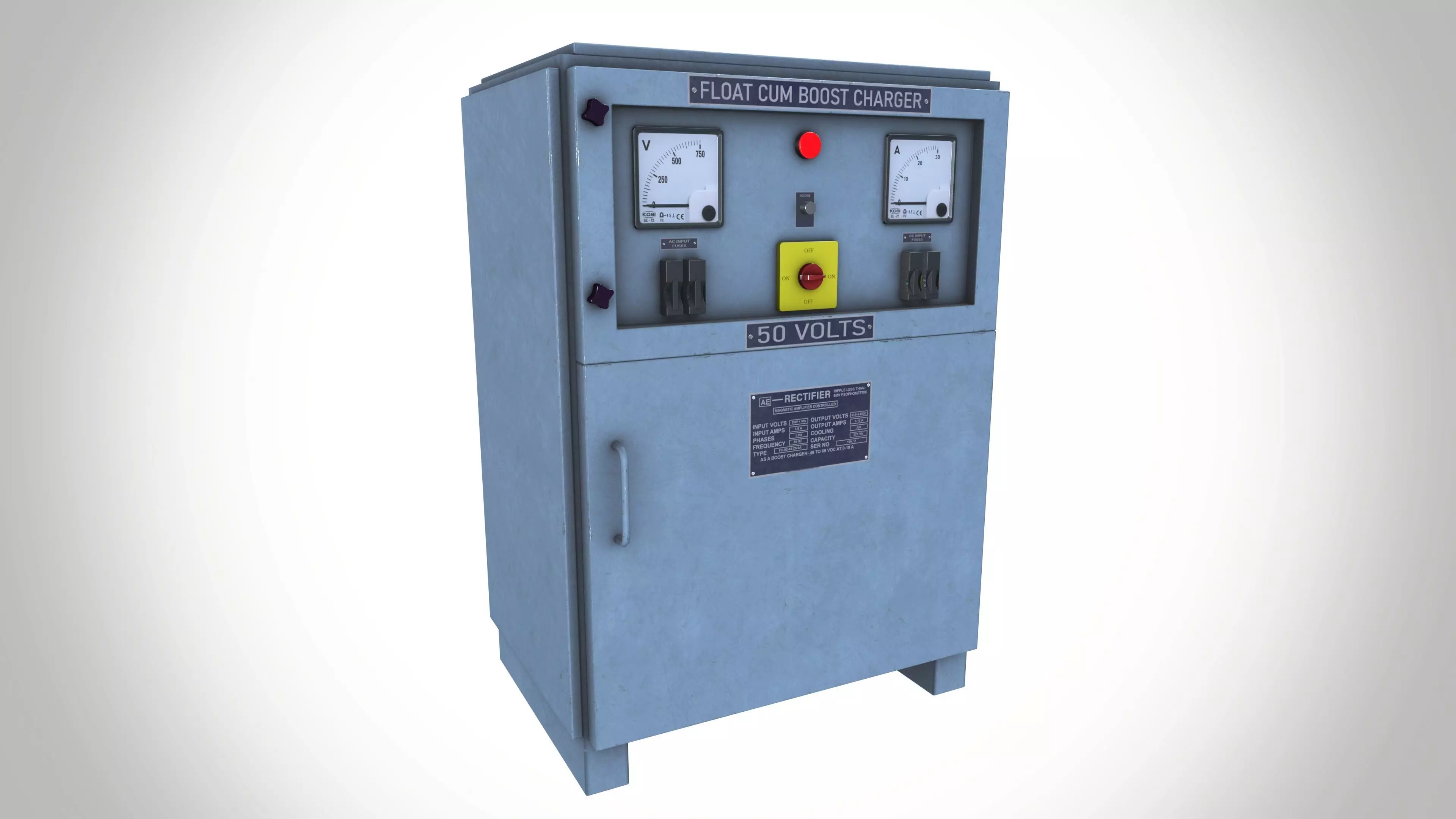 FCB  Charger Low-poly 3D model_0