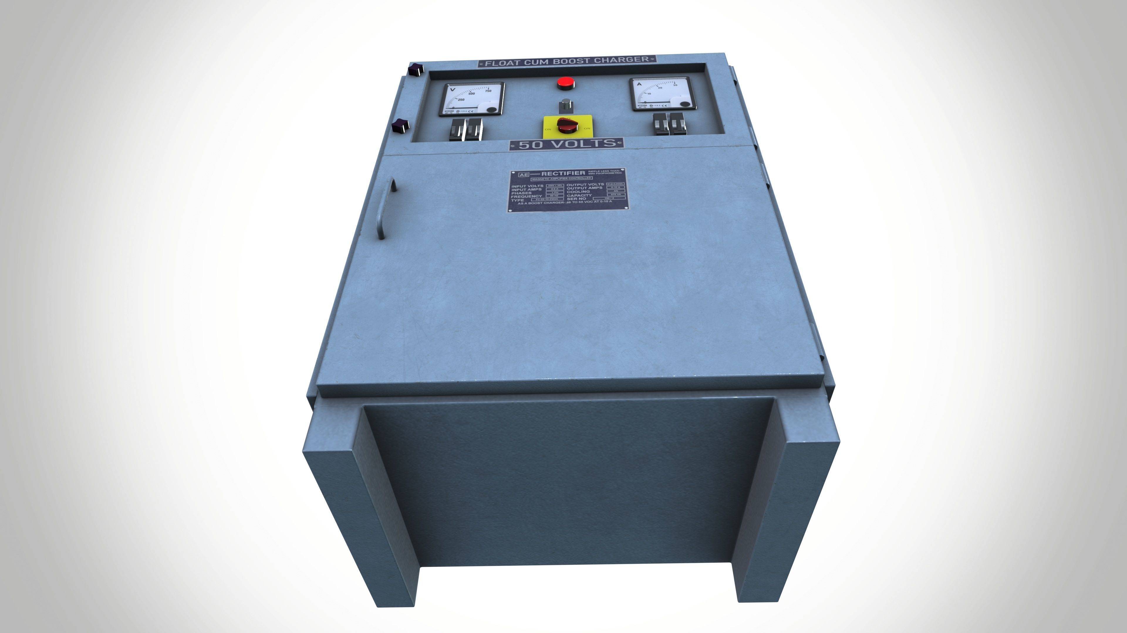 FCB  Charger Low-poly 3D model_5