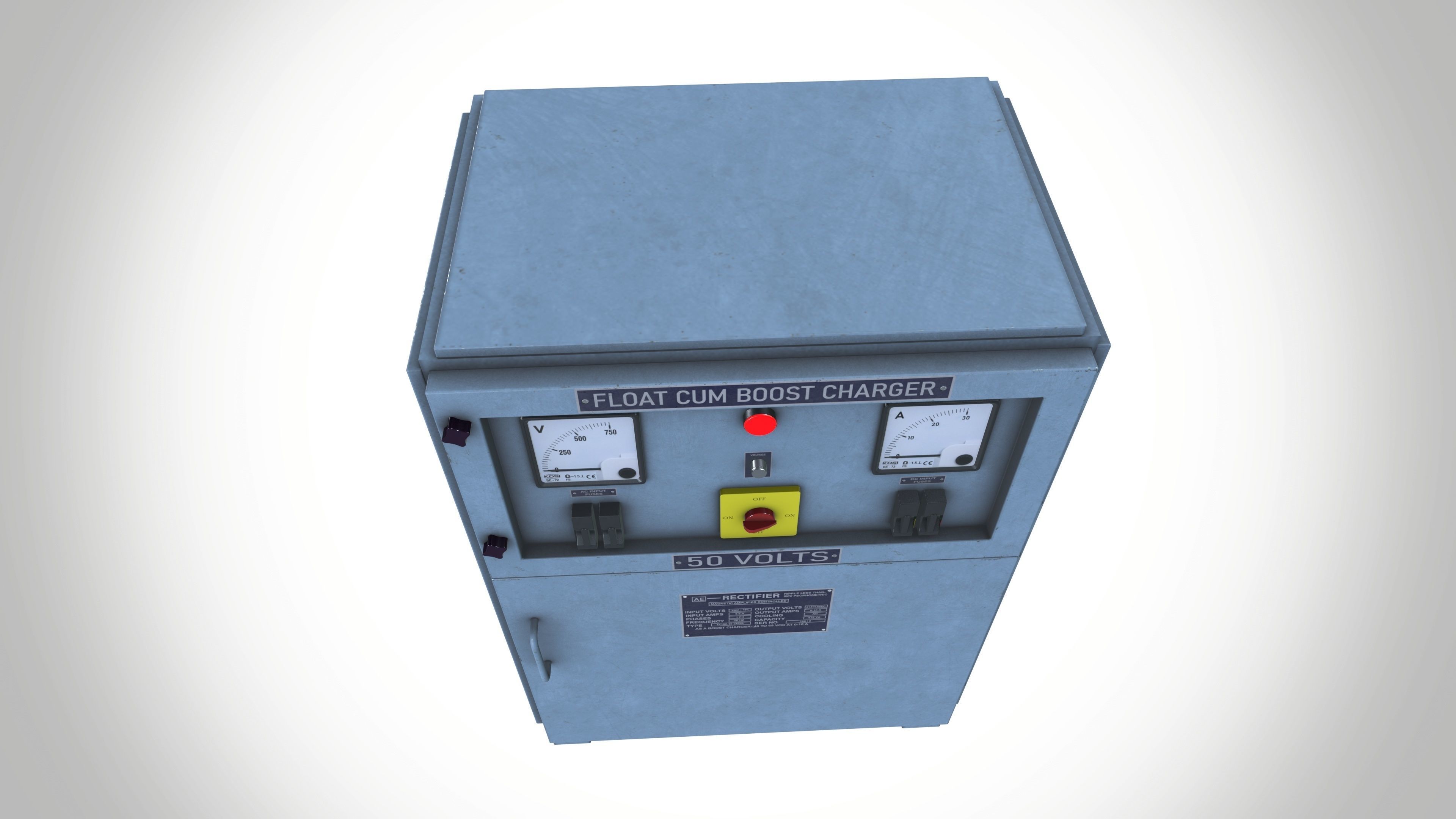 FCB  Charger Low-poly 3D model_4