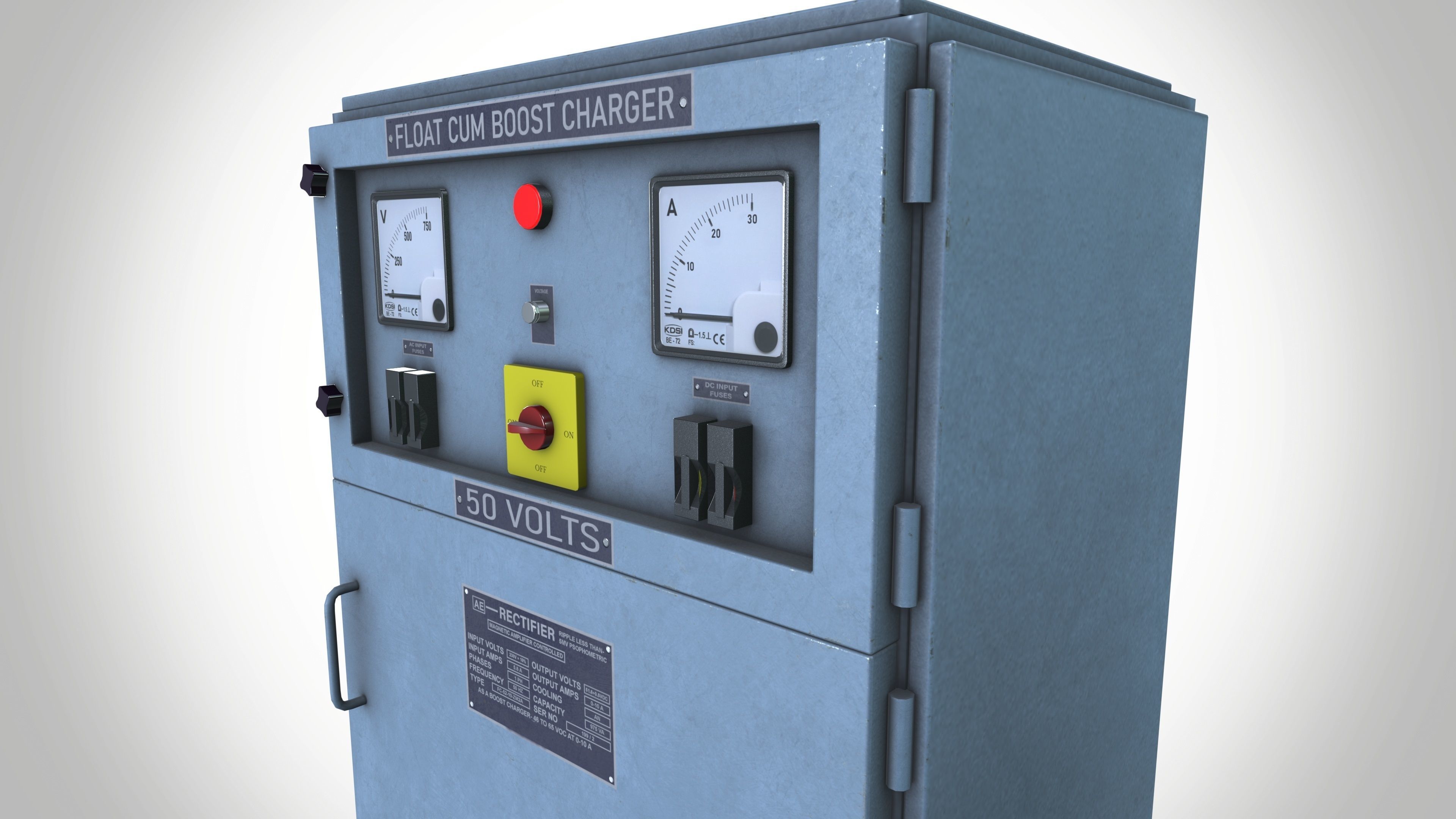 FCB  Charger Low-poly 3D model_6