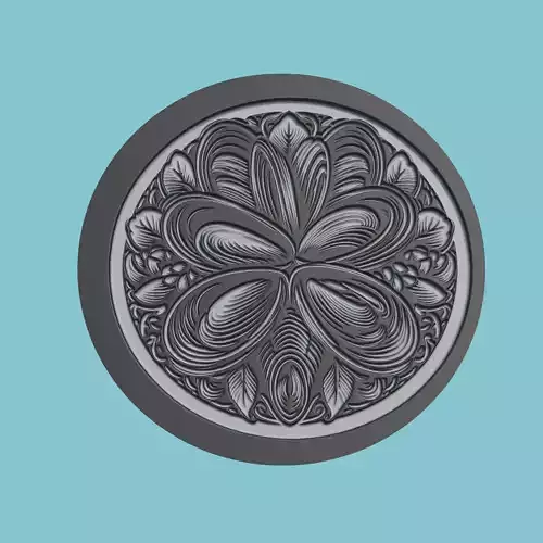 Mussel Animal Medallion Mussel Print Model