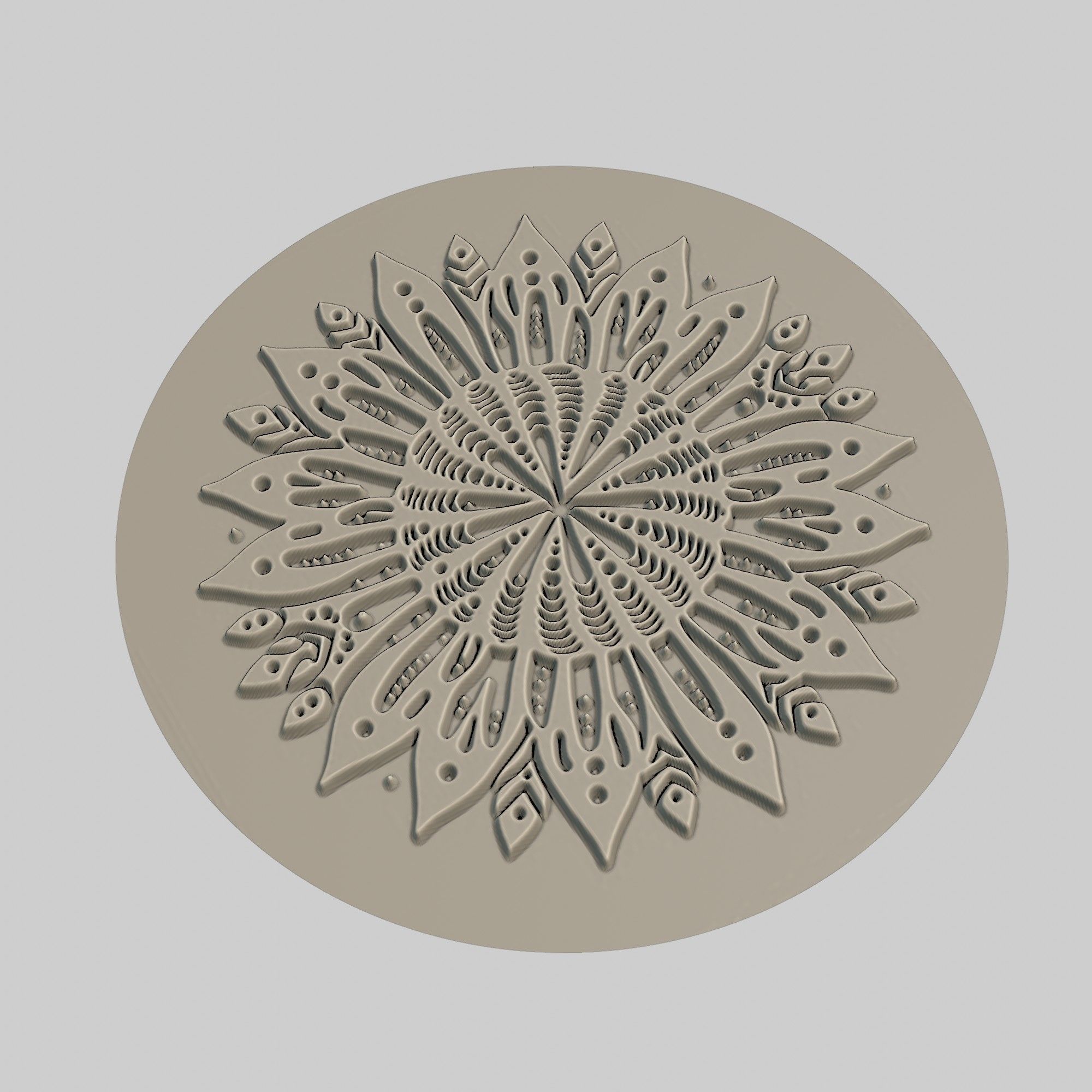 Sea urchin Animal Medallion Sea urchin Print Model 3D print model_3
