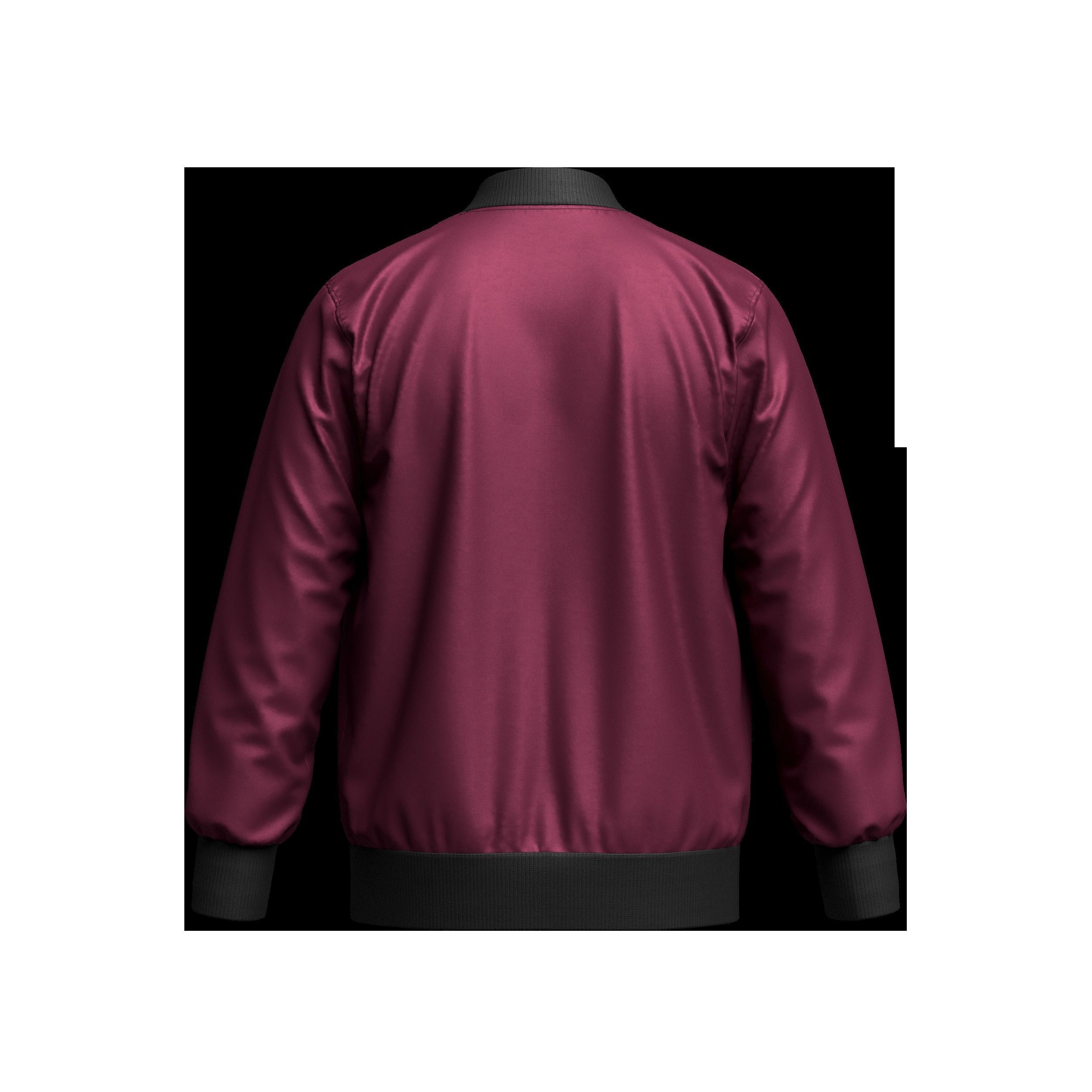  Men Bomber Jacket 3D Model 3D model_8