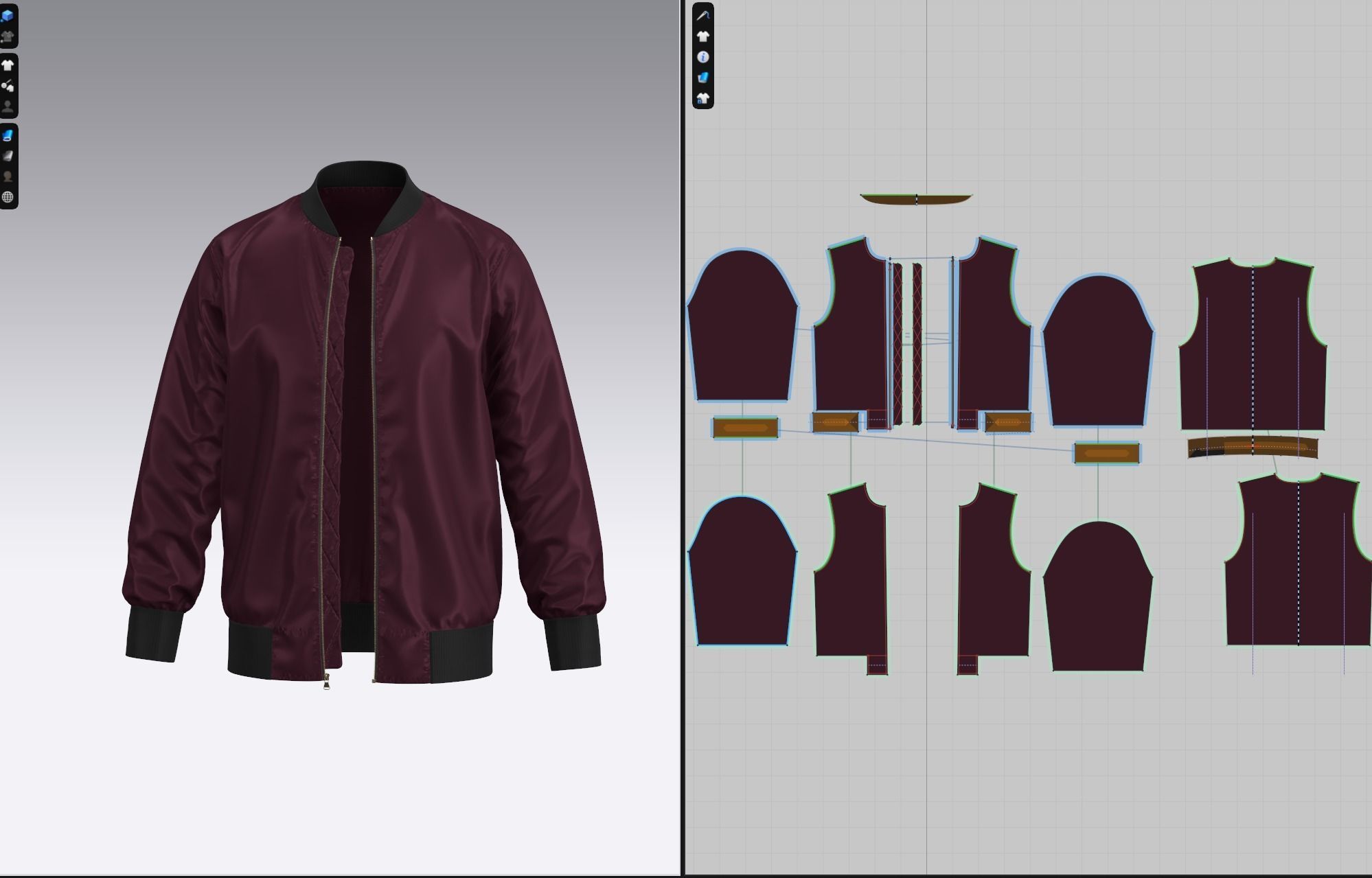  Men Bomber Jacket 3D Model 3D model_1
