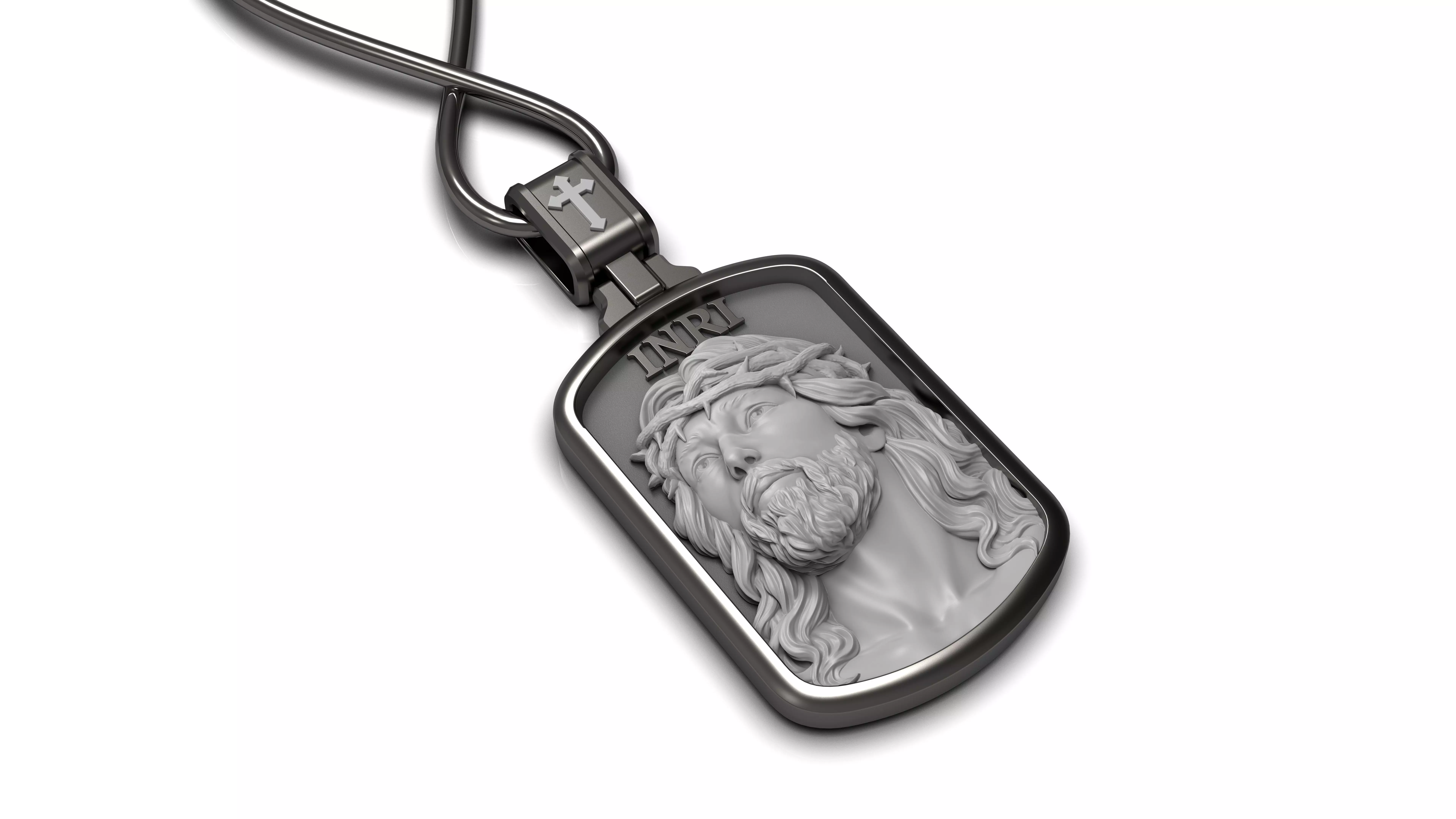 Jesus statue pendant 3D print model