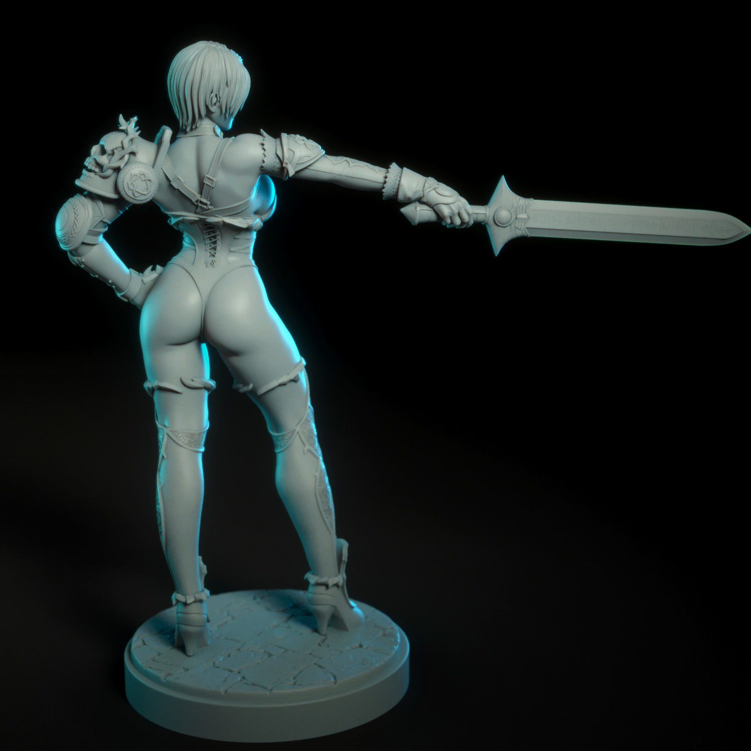 Ivy Valentine from Soul Calibur 3D print model_14