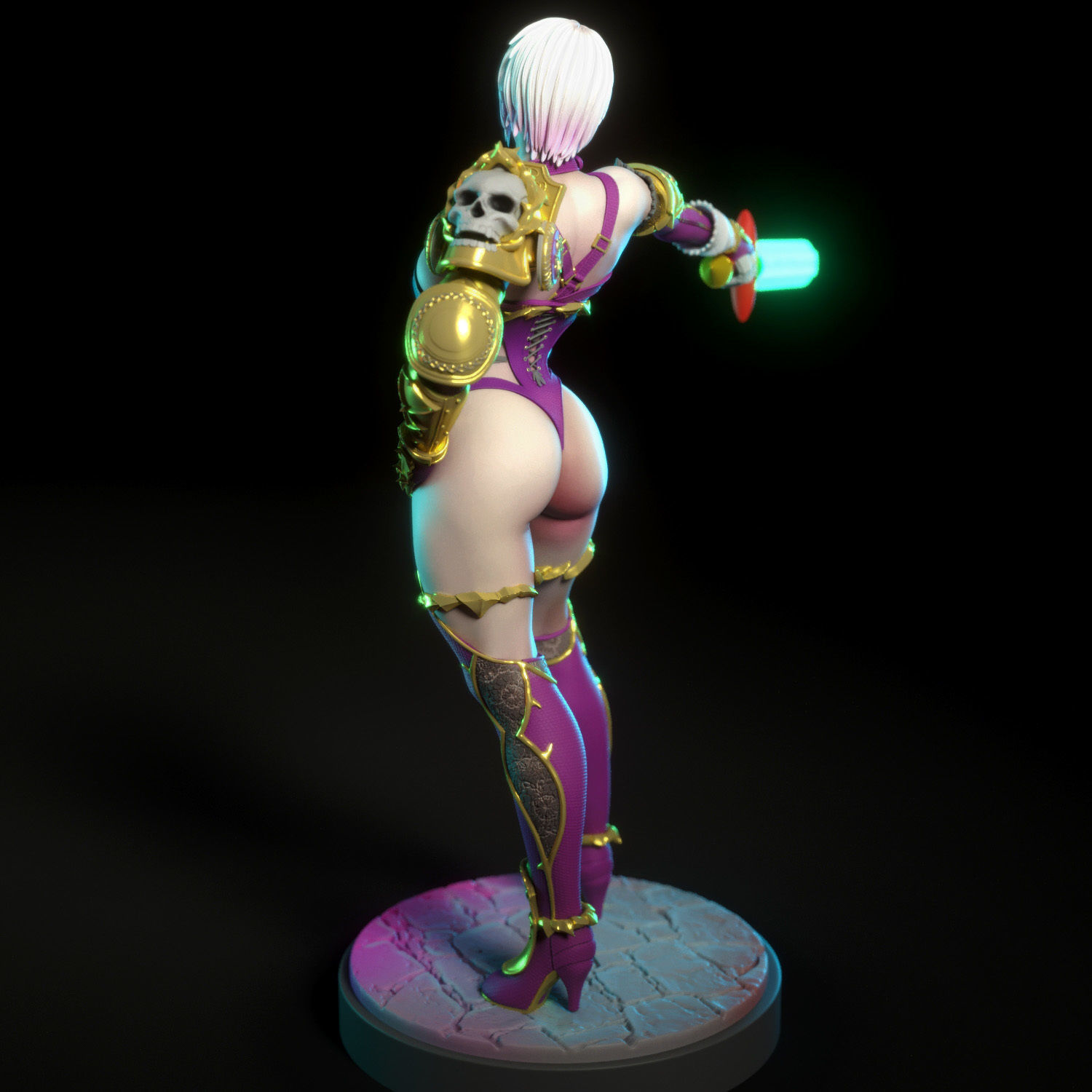Ivy Valentine from Soul Calibur 3D print model_7